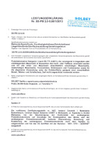 MPA Zertifikat für PP2-05 Porenbetonstein von Solbet - Seite 1