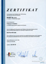 zertifizierte Porenbetonsteine nach DIN EN ISO zertifizierte Porenbetonsteine nach DIN EN ISO